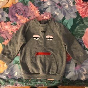 Fendi Gray Sweatshirt - 12M